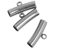 Trubička z nerezové oceli s očkem, 17,5x5 mm