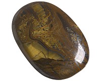 Tygří kůže, tromlovaná placička 40 mm