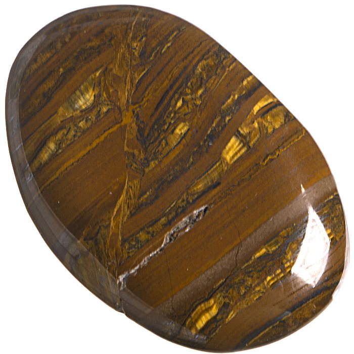 Tygří kůže, tromlovaná placička 43 mm