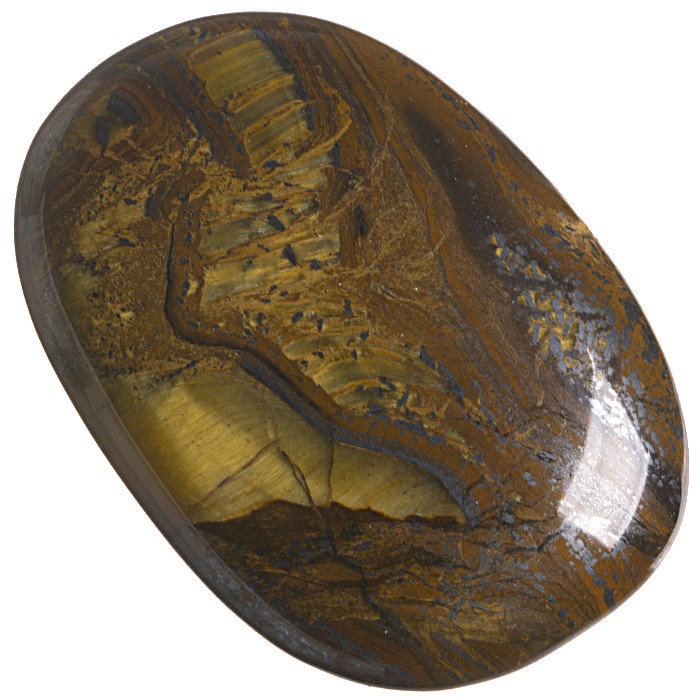 Tygří kůže, tromlovaná placička 40 mm