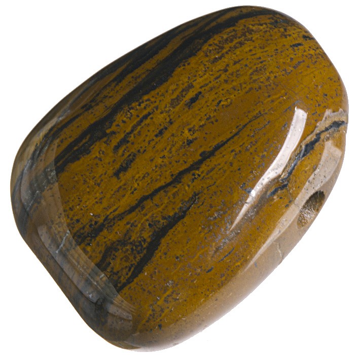 Tygří železo, vrtaný přívěsek 28 mm