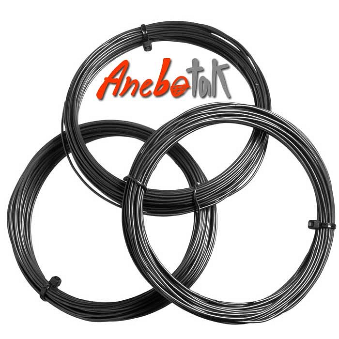 Vázací drát černý, žíhaný, 2,5 mm, svitek (10 m)