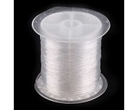 Vlasec silikonový pevný čirý, 0,25 mm, cívka (150 m)