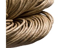 Voskovaná šňůra béžová, 1 mm (5 m)