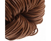 Voskovaná šňůra hnědá, 2 mm (5 m)