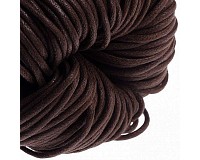 Voskovaná šňůra hnědá tmavá, 2 mm (5 m)