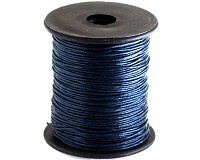Voskovaná šňůra modrá tmavá, 1 mm (5 m)