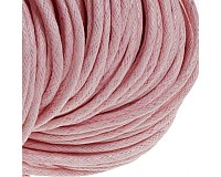 Voskovaná šňůra růžová, 2 mm (5 m)