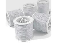 Voskovaná šňůra šedobílá, 1 mm (5 m)