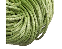 Voskovaná šňůra světlezelená, 1 mm (5 m)