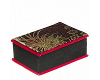 Vyšívaná dárková krabička, 10,4x7,4x4 cm