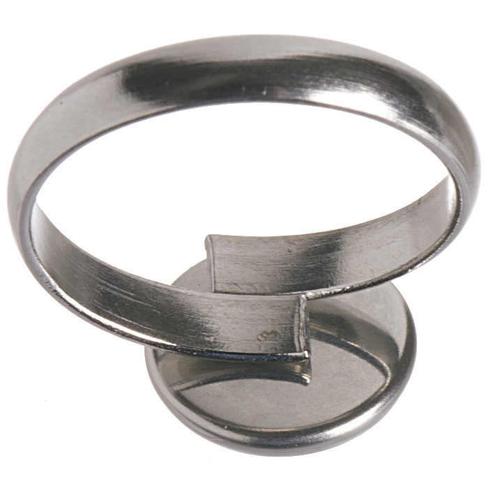 Základ pro prstýnek z nerez oceli s lůžkem 10 mm