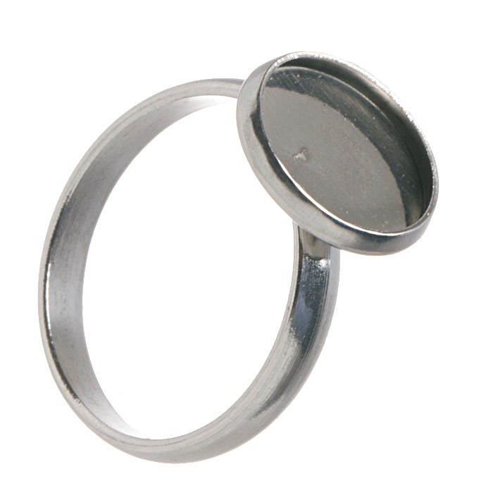 Základ pro prstýnek z nerez oceli s lůžkem 10 mm