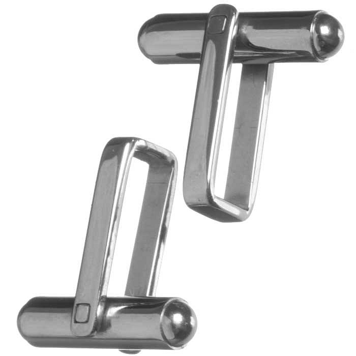 Základy na manžetové knoflíčky, nerez 304, 2 ks