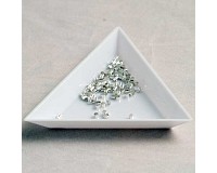 Zamačkávací rokajl 2 mm, stříbrný, 1g