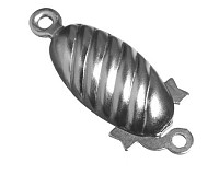 Záponka z nerezové oceli, 21,5x9 mm